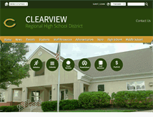 Tablet Screenshot of clearviewregional.edu